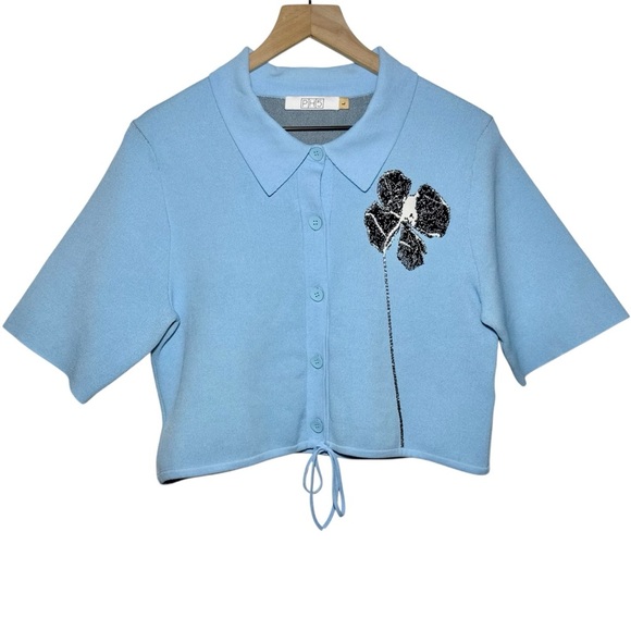 PH5 Orca Algae Polo Shirt in Blue Black - Picture 3 of 9